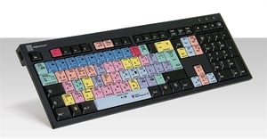 Logickeyboard Adobe Premiere Pro CC klawiatura Biuro USB QWERTZ Niemiecki Wielobarwny