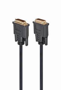 Gembird DVI-D/DVI-D 3 m DVI-kabel, svart