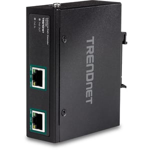 Trendnet TI-E100 Network Extender, Network Transmitter, Black, 10, 100, 1000 Mbit/s