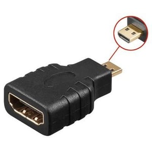 Techly 305144 HDMI-Adapter (Micro-D auf HDMI-A), schwarz