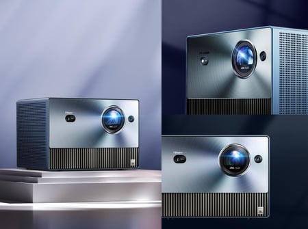 Hisense C1 1600 ANSI lumenów DMD UHD 4K (3840x2160) Niebieski, Ciemny Szary