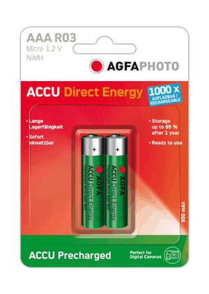 AgfaPhoto Direct Energy AAA Niklowo-metalowo-wodorkowa (NiMH)