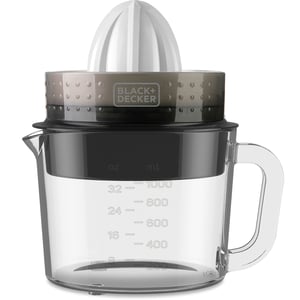 Black & Decker BXCJ30E Entsafter 30 W Schwarz, Transparent