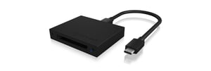 ICY BOX IB-CR402-C31 USB 3.1 (Gen 2) Type-C™-kortläsare, svart