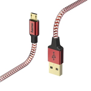Hama 00178288 USB-Kabel USB 2.0 1,5 m USB A – Micro-USB B Rot