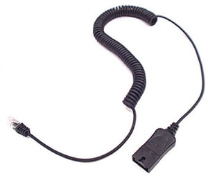 POLY 38232-01 kabel telefoniczny 4 m Czarny