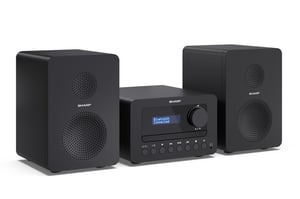 Sharp TOKYO DAB+ HI-FI Micro System – mikrosystem för hemmabio, 40 W, svart