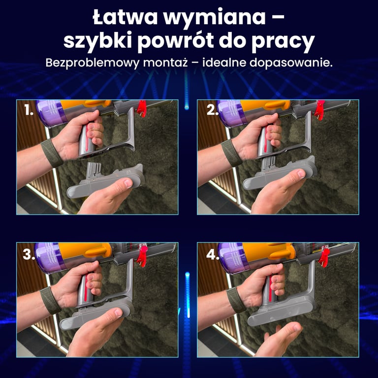 Extralink BATERIA DYSON, V10 25.2V 3000MAH Ręczny odkurzacz