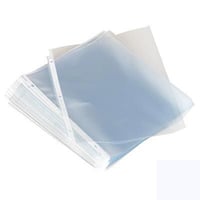 Plastic document sleeves