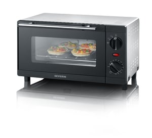 Severin TO 2052 Brödrost 9 l 800 W Svart Grill
