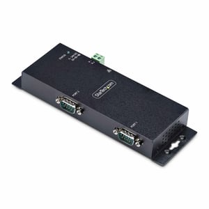 StarTech I23-SERIAL-ETHERNET RS-232 to RJ-45 Serial Converter/Repeater/Isolator, Black