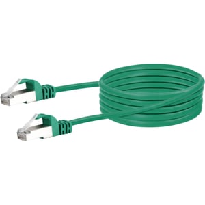 Schwaiger CKB6010 059 Network Cable, Green, 1 m, Cat6 SF/UTP (S-FTP)