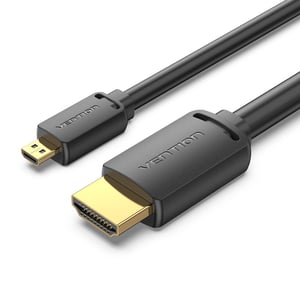 Vention AGIBF HDMI-Kabel 1 m, HDMI Typ D (Micro) – HDMI Typ A (Standard), schwarz