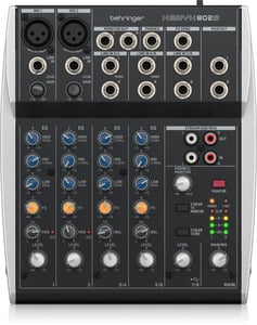 Behringer Xenyx 802S 2-channel. Black, Silver
