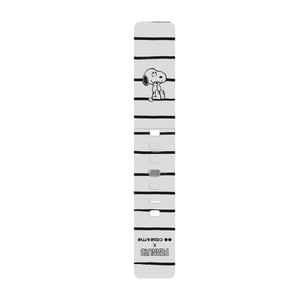 SBS CMPNUTSAWATCHB40S1 – intelligentes persönliches Accessoire, Armband in Schwarz und Weiß, Silikon