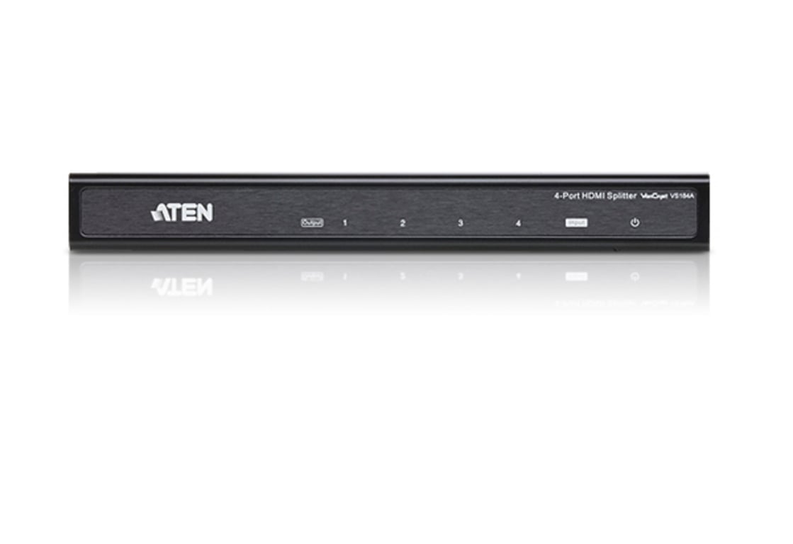 ATEN VS184A-AT-G rozgałęziacz telewizyjny HDMI 4x HDMI