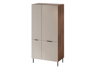 Cama ALMERA 5 Wardrobe 90x52x185 walnut/cashmere