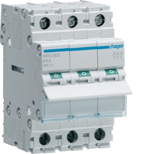 Hager SBN363 installationsbrytare 3 3 modul(er)