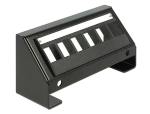 DeLOCK 86268 Montageset, Schwarz, Metall, Kunststoff