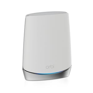 NETGEAR Orbi RBS750 AX4200 WiFi 6 Mesh-Satellit, Tri-Band (2,4 GHz/5 GHz/5 GHz), Wi-Fi 6 (802.11ax), Weiß, 2 für den Innenbereich