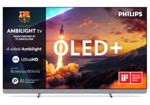 Philips 65OLED910/12 Telewizor 165,1 cm (65") 4K Ultra HD Smart TV Wi-Fi Metaliczny