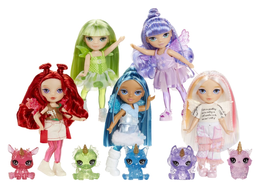 Rainbow High Littles Rainbow Fantasy Fairies Doll- Sapphire (blue)