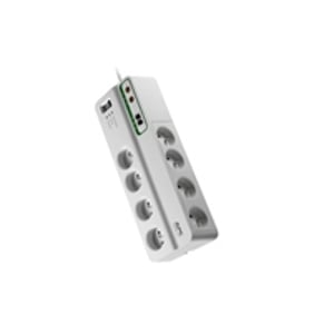 APC PMF83VT-FR Surge Protector, White, 8 x 230 V Power Outlets, 3 m