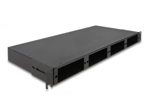 DeLOCK HD (High Density) 19″ 1U Glasfaser-Patchpanel, schwarz