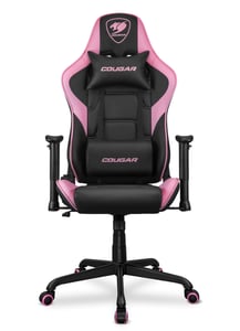 COUGAR ARMOR Elite Eva Gaming-Sessel Gepolsterte Sitzfläche Schwarz, Rosa