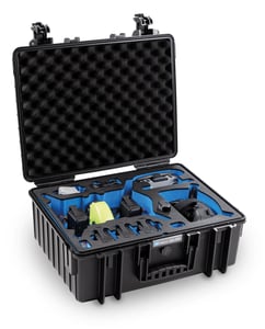 B&W Cases 6000/B/DJIFPV futerał do drona Twarde etui Czarny Polipropylen (PP)