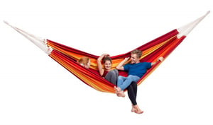 AMAZONAS AZ-1025200 Hammock 4-person hanging hammock. Cotton, polyester. Multicolored