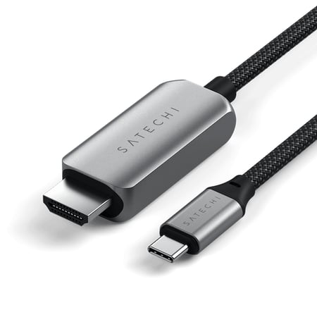 Satechi ST-YH8KCM zewnętrzna karta graficzna usb 7680 x 4320 px Czarny, Srebrny