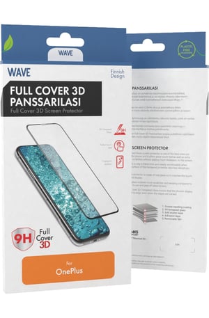 Wave WAVE-FC3D-OP-12-BK ochraniacz na ekran / tył telefonu OnePlus 1 szt.