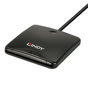 Lindy 43407 USB-Magnetkartenleser, schwarz