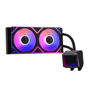 XPG LEVANTE II Processor Vätskekylningskit 12 cm Svart