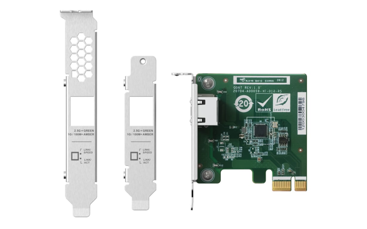 QNAP QXG-2G1T-I225 karta sieciowa Wewnętrzny Ethernet 2500 Mbit/s