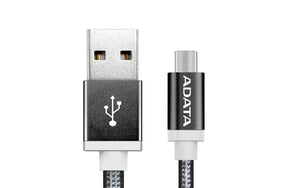 ADATA 1m USB 2.0-A to USB 2.0 Micro-B Cable (USB A to Micro-USB B), Black
