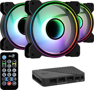 Aerocool Mirage 12 ARGB Pro PC-Gehäuse 12-cm-Lüfter Schwarz