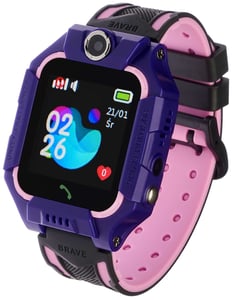 Garett Electronics Kids Play 3.66 cm (1.44") LCD 44 mm Digital 128 x 128 px 2G Touchscreen Pink, Purple GPS