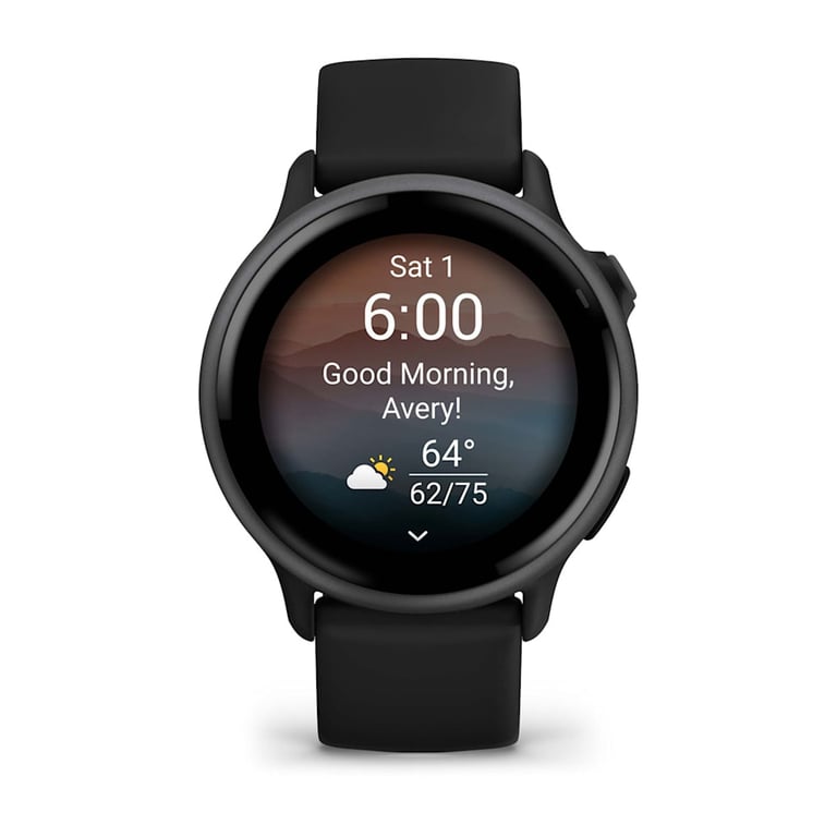 фото Смарт-годинник Garmin Vivoactive 6 Slate with Black Band (010-02985-00/40)