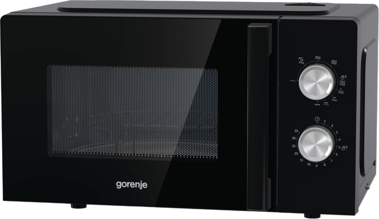 Gorenje MO20E2BH Czarny Mikrofalówka grill Blat 20 l 800 W