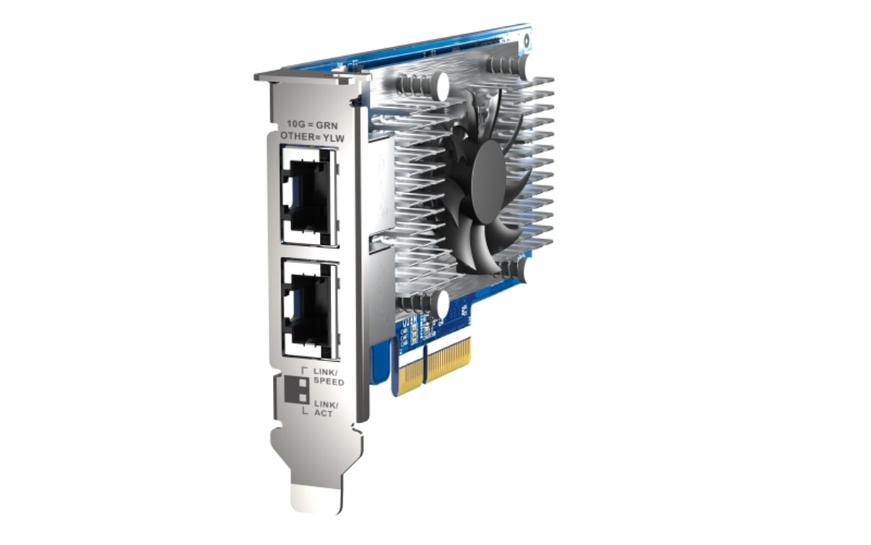 QNAP QXG-10G2T-X710 karta sieciowa Wewnętrzny Ethernet 1000 Mbit/s