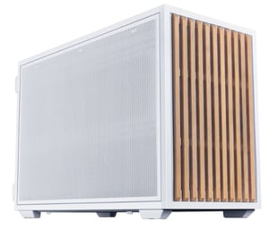 Lian Li B4-mATX Wood Mini Tower Biały, Drewno