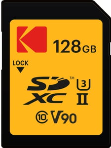 Kodak EKMSD128GUHS2V2K 128 GB SDXC UHS-II Class 10 Flash-Speicherkarte