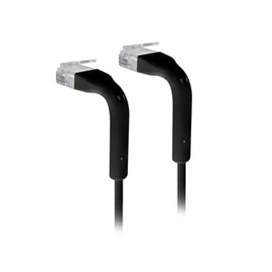 Ubiquiti UniFi Ethernet Patch Cable, Black, 0.22 m, Cat6