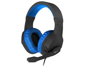 GENESIS Argon 200 Wired Gaming Headset with Headband, Black, Blue