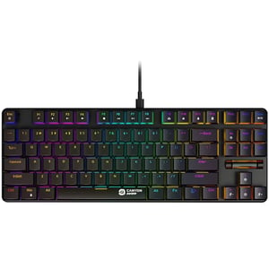 Canyon GK-50 klawiatura Gaming USB QWERTY Angielski Czarny