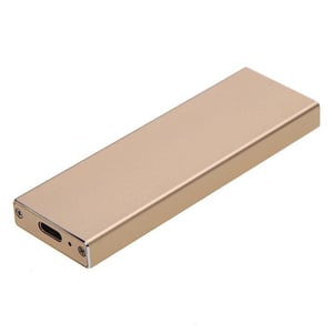 CoreParts MSUB3120-80 Festplattengehäuse SSD-Gehäuse Gold M.2