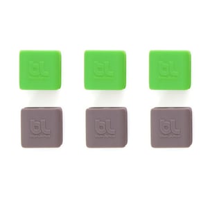 Bluelounge CableClip Small organizer do kabli Zielony, Szary