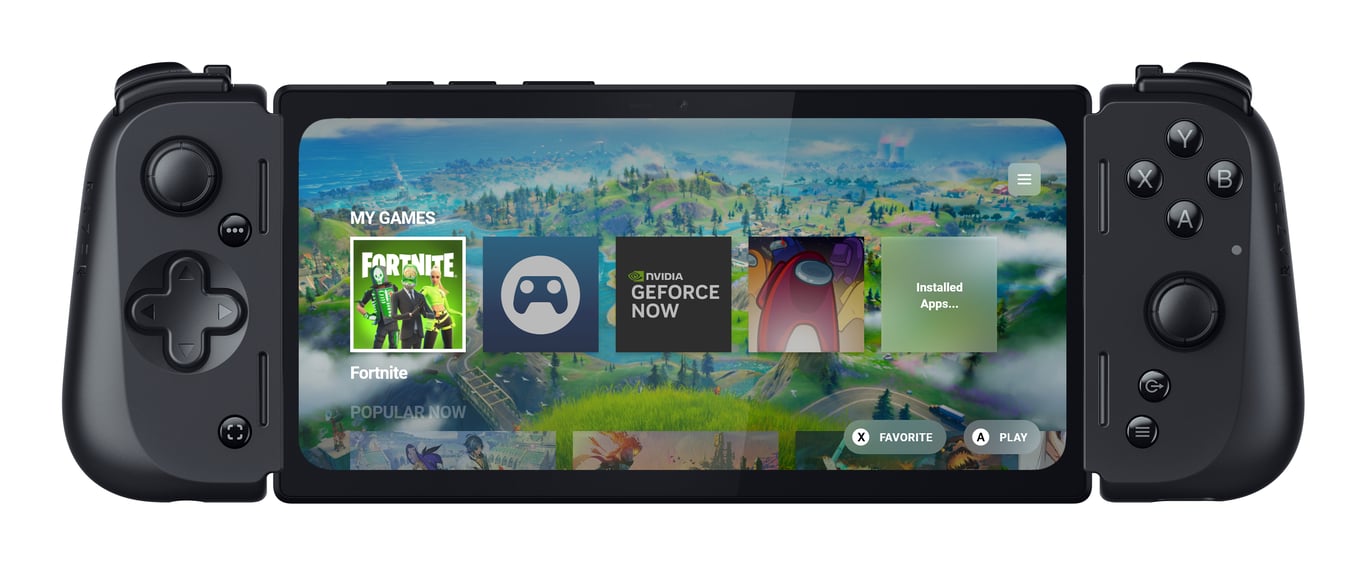 Razer Kishi V2 Pro (Android) Czarny USB Gamepad Analogowa/Cyfrowa